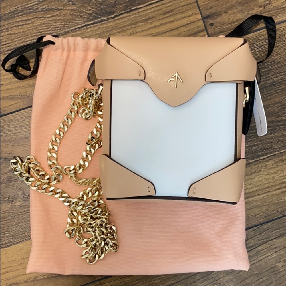 MANU ATELIER Micro Pristine Leather Shoulder Bag - Picture 9 of 12